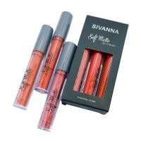 ราคา ส่งฟรี กดเก็บคูปองส่งฟรี Sivanna Colors Gift set เซต ลิป สี ติดทนสุด ในตำนาน (10111397730)