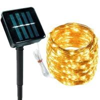 ราคา ไฟราวพลังงานแสงอาทิตย์ LED สำหรับตกแต่งโคมไฟประดับสวนพลังงานแสงอาทิตย์ปาร์ตี้คริสต์มาสไฟราวนางฟ้าสำหรับไฟสนามกันน้ำ (21170186510)