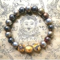 ราคา ประคำมือ สร้อยประคำข้อมือ เม็ดประคำ 10 มิล เหล็กไหลไพลดำ เหล็กไหลเงินยวง ประคำสมเด็จม้วน ลงรัก ปิดทอง แร่ดูดทรัพย์ สมเด็จโต มีพลัง พุทธคุณ โชคลาภ บารมี แคล้วคลาด อันตราย เจริญ รุ่งเรือง (20616444291)