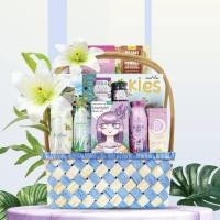 ราคา ส่งฟรี 2024 C4 กระเช้าไม้ฟ้าพาสเทล 13 นิ้ว กระเช้าปีใหม่ กระเช้าสุขภาพ ของขวัญปีใหม่ กระเช้าดอยคำ (20642312357)