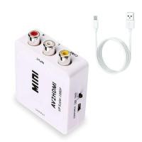 ราคา Av2hdmi ตัวแปลงสาย หัวแปลง AV เป็น HDMI AV To HDMI Converter 1080P ตัวแปลงสัญญาณภาพและเสียงจาก RCA To HDMI D PHONE (20540818479)