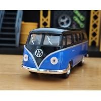 ราคา โมเดลรถ รถตู้ 1962 Volkswagen Classical Bus โมเดลรถเหล็ก รถโฟล์คตู้ หลังคาดำ (20901209031)