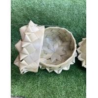 ราคา กล่องข้าวใบตาลกระติ๊บข้าวเหนียว 12x17 ซม กล่องข้าวเหนียวร้านอาหาร (21165572988)