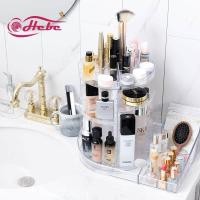ราคา 1800 ชั้นวางเครื่องสำอาง หมุน 360 องศา แบบมีชั้นวางข้างๆสำหรับวางเครื่องประดับ (1079758392)