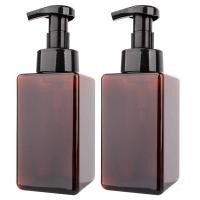 ราคา 2 Pack Foaming Soap Dispenser 15Oz Refillable Foam Liquid Hand Soap Empty Plastic Pump Bottle Container 450Ml (20636946687)