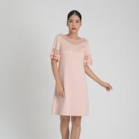 ราคา JOUSSE A Line Party Dress Dress เดรสจู๊สส์ ชุดแซกสั้น สีส้ม JS2XOR (4325512548)