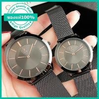 ราคา พร้อมกล่อง นาฬิกา Calvin Klein สำหรับคู่รัก CK นาฬิกาข้อมือควอทซ์เพชรหรูหราคุณภาพสูง ของขวัญแฟชั่นสำหรับผู้ชายและผู้หญิง (9702100557)