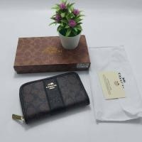 ราคา กระเป๋าสตางค์ Coachโค้ชใบกลาง 6 นิ้วแบบซิปรอบ 1 ซิป พร้อมกล่อง กำลังฮิตสำหรับผู้หญิงมีหลาย สวยแท้ 100 สีพร้อมส่ง (16190034273)