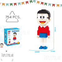 ราคา ชุดตัวต่อ นาโน Block จิ๋ว ขนาดใหญ่ Balody16139 ชุดแมวหุ่นยนต์สีฟ้าโนบิตะ จำนวน 754 ชิ้น ของเล่น ของสะสม ของขวัญ ราคาถูก (6747838857)