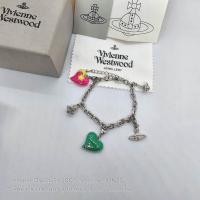 ราคา Vivienne Westwood orb charm bracelet สร้อยแขน วิเวียน งานจี้หัวใจ สายโซ่สีเงิน ห้อยตัวชาร์มหัว ใจ ดาวเสาร์ ใส่ได้ทั้งชาย หญิง ความยาว ซม รคา 179 พร้อมส่งในไทย (21205987833)