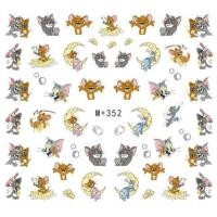 ราคา สติ๊กเกอร์ติดเล็บ ลายการ์ตูน ลอกลายน้ำ Tattoo (19216794133)