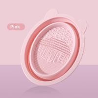 ราคา พร้อมส่งใน Brush Cleansing Bowl ที่ล้างแปรงแต่งหน้า แผ่นล้างแปรงแต่งหน้า พับได้ น้ำยาล้างแปรง อ่างซิลิโคนล้างแปรง (20698723096)