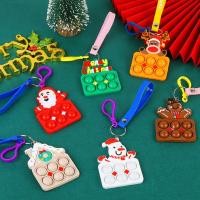 ราคา Dziiemall Pop It Keychain พวงกุญแจป๊อบอิท คริสต์มาส ของเล่น ปุ่มกด ฝึกสมาธิ พวงกุญแจ เกมส์กด เสริมไอคิว 1ชิ้น (20963138884)