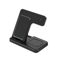 ราคา แท่นชาร์จไร้สายแบบ3 in 1สำหรับ iPhone 14 13 12 11X8 Apple Watch 8 7 6 5 airpods พับได้15W แท่นชาร์จเร็ว (21171136118)
