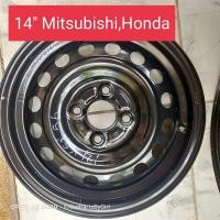 ราคา ราคาต่อวง ล้อกะทะขอบ14 14x5J ดุม56 1 4รู100 Mitsubishi Attrage Mirage Honda (20791660905)