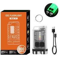 ราคา ไฟฉาย LED แบบพกพาขนาดเล็กชนิด C ชาร์จไฟได้โคมไฟเดินป่าตั้งแคมป์ไฟฉายส่องสว่างสูงไฟฉายพกพาได้ (21170886789)
