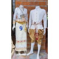 ราคา ผ้าซิ่นลายบัวคำทอมือ ผ้าซิ่นพื้นเมือง กระโปรงสำเร็จรูป (21103439614)