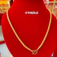 ราคา สร้อยคอทอง2บาท YHGOLD ลายเบนซ์ กระดูกมังกร ทองคำแท้96 5 มีใบรับประกัน (15208951892)