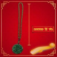 ราคา เทพเจ้าไฉ่ซิงเอี้ย ลายไฉ่สิ่งเอี้ย จี้หยกสไตล์จีน สร้อยคอ จี้หยกปี่เซียะ สร้อยคอหยก สร้อยหยก สร้อยหิน แฟชั่น หยกสีเขียว (21233093347)