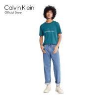 ราคา CALVIN KLEIN เสื้อยืดผู้ชาย Monologo ทรง Regular รุ่น J320770 CA4 สีฟ้า (19924242317)