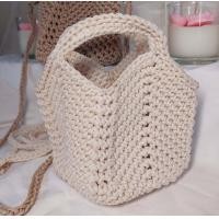 ราคา กระเป๋า กระเป๋าถักโครเชต์ พร้อมสายสะพาย Mini Granny Square Bag กระเป๋าถักเชือกร่ม อยู่ทรง กระเป๋าสะพาย กระเป๋าแฟชั่น (20105608471)