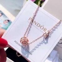 ราคา สร้อยคอ Pandora แท้ Pandora แท้ชุดสร้อยคอ Pandora Hollow Galaxy ZT0128 ผู้หญิงออกแบบพรีเมี่ยมของขวัญวันวาเลนไทน์ (20464361027)