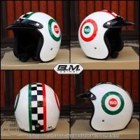 ราคา หมวกกันน็อควินเทจ BM BOBBER ฟรีไซส์ M L ใส่ได้ รอบศีรษะไม่เกิน 59 cm แถมแก๊ปหน้า Vintage Classic Helmet (20693416691)