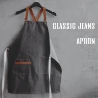 ราคา แฟชั่นยีนส์ อุปกรณ์ครัว ผ้ากันเปื้อน ยีนส์ แนววินเทจ apron denim รุ่น classic jeans 2 by Timmy house art craft กระเป๋า สายไขว้หลัง สายปรับได้ สำหรับ ร้านอาหาร (13017955752)
