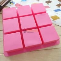 ราคา พิมพ์ซิลิโคน หลุมสี่เหลี่ยม ขนาดหลุมละ 6x6 ซม 9 ช่อง (655186002)
