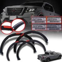 ราคา ของแท้ คิ้วล้อ ซุ้มล้อ ขนาด 3 นิ้ว ไม่มีน็อต รุ่น นิสสัน นาวาร่า NISSAN NAVARA PRO 4X ปี 2020 2021 สีดำด้าน ตัดแดง 4 ชิ้น (8438939424)