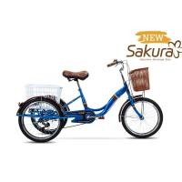 ราคา TIGER รุ่น SAKURA จักรยานแม่บ้านสามล้อ 20 นิ้ว ขี่ง่าย ดีไซน์สวย ตอกย้ำ ยืน1จักรยานแม่บ้านสไตล์ญี่ปุ่น รับประกัน5ปี (20850208968)