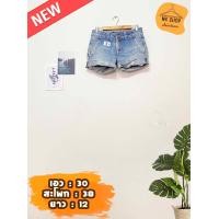 ราคา กางเกงยีนส์ขาสั้น มือสอง Y01 Y15 กางเกงขาสั้น ยีนส์ เสื้อผ้ามือสอง มีเก็บปลายทาง (20163939761)