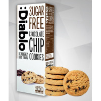 ราคา Diablo Sugar Free Chocolate Chip Cookies with Sweeteners 130g เดียโบล ช็อกโกแลตชิพคุกกี้ ไม่มีน้ำตาล 130 กรัม (3465880806)