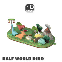ราคา HALFTOYS ฮาล์ฟทอยส์ Half World Dino ของเล่นเสริมพัฒนาการเด็ก 3 ขวบขึ้นไป (20766658746)