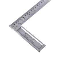 ราคา ไม้ฉาก ไม้บรรทัดฉาก ฉากวัดไม้สแตนเลส 30cm L Shaped Metal Ruler ไม้ฉากปรับมุม ไม้ฉากเหล็ก ไม้บันทัดช่าง (5837054973)