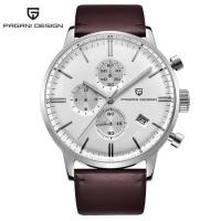 ราคา Pagani นาฬิกาผู้ชายแบรนด์ชั้นนำหรูหรากันน้ำ30เมตรหนังแท้ญี่ปุ่นเคลื่อนไหว VK67ควอตซ์ relogio masculino (21171169568)