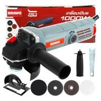 ราคา BRAVO หินเจียร์ 4 นิ้ว 1000W รุ่นงานหนัก สายไฟยาว 12 เมตรหินเจีย เครื่องเจียร์ หินเจียร์ ลูกหมู 4 นิ้ว (20824925951)