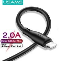 ราคา USAMS Lighting สายชาร์จ Fast Charging สายชาร์จไอโฟน Lightning cable 1M 2A For iphone (1296902312)