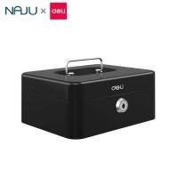 ราคา Naju เซฟนิรภัยแบบพกพา ขนาด 9x20x16 ซม กล่องเซฟ สำหรับเก็บเงิน ทอง เครื่องประดับ ที่เก็บตังค์ มีกุญแจล็อค กล่องเหล็กเก็บเงิน Cash Box (19386623310)