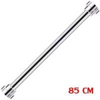 ราคา ราวสแตนเลส 304 ไร้สนิม ราวม่านห้องน้ำ ปรับขนาดได้ตั้งแต่ 85 260 ซม ยืดหดได้ไม่ต้องเจาะผนัง (7766476140)