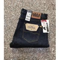 ราคา ป้าย36 เอววัดจริง 38 Hara กางเกงยีนส์ผู้ชาย ขากระบอกเล็ก ผ้าไม่ยืด เอวกลาง เป้าซิป สีกรมท่า ของแท้ (20046296933)