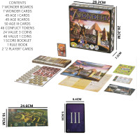 ราคา 7 WONDERS เกม 7สิ่งมหัศจรรย์ยอดนิยมเกมปาร์ตี้ (21296393268)