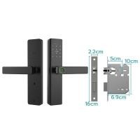 ราคา สมาร์ทล็อค ล็อคอิเล็กทรอนิกส์ กลอนประตูดิจิตอล digital door lock ล็อคดิจิตอล ลูกบิดประตูดิจิตอล สแกนลายนิ้วมือ รหัสผ่าน บัตร IC กุญแจ (21278464520)