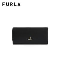 ราคา FURLA กระเป๋าสตางค์ผู้หญิง รุ่น CAMELIA CONTINENTAL WALLET NERO (20518591520)