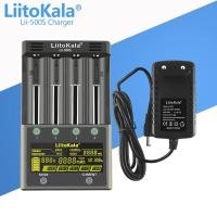 ราคา Liitokala lii 500 lii 600 lii 500S เครื่องชาร์จแบตเตอรี่ LCD 3 7V 1 2V 18650 26650 21700ทดสอบความจุของแบตเตอรี่การควบคุมแบบสัมผัส (21170514061)