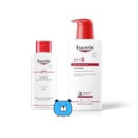ราคา EUCERIN PH5 Lotion 250ml 400 ml โลชั่นทาผิวกาย เนื้อโลชั่นเข้มข้น สำหรับผิวบอบบาง แพ้ง่าย 1ขวด (21123260224)