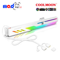 ราคา COOLMOON GT8 ที่ยึดการ์ดจอแนวนอน Vertical GPU Support Colorful 5V A RGB Bracket Computer Graphics Video Card Stand GPU (16564551884)