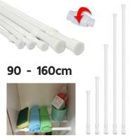 ราคา ราวแขวนผ้า ราวผ้าม่าน ราวม่าน ราวผ้าม่าน ราวม่าน ราวแขวนผ้าม่าน ไม้เท้ายืดหดปรับระดับได้ราวม่านอาบน้ำรางหน้าต่างแขวน Tension Rod Curtain Shower Adjustable Rod Spring (13999780692)
