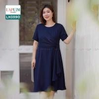 ราคา LX0390 ชุดเดรส สาวอวบ เดรสแขนสั้น เนื้อผ้ามีน้ำหนัก มีซับด้านในทั้งตัว มีซิปด้านหลัง เสื้อผ้าพลัสไซส์ เสื้อผ้าสาวอวบ คุณภาพพรีเมี่ยม ชุด เดรส สาว อวบ ชุด เดรส คน อ้วน (19804903762)