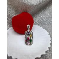 ราคา จี้เงินแท้ พลอยนพเก้า เสริมโชคลาภ บารมี ลดล้างสต็อก หมดแล้วหมดเลน (14734497001)